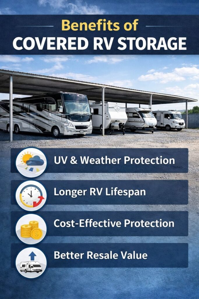 Covered vs. Uncovered RV Storage: Which Is Worth It? A Smart Owner’s Guide