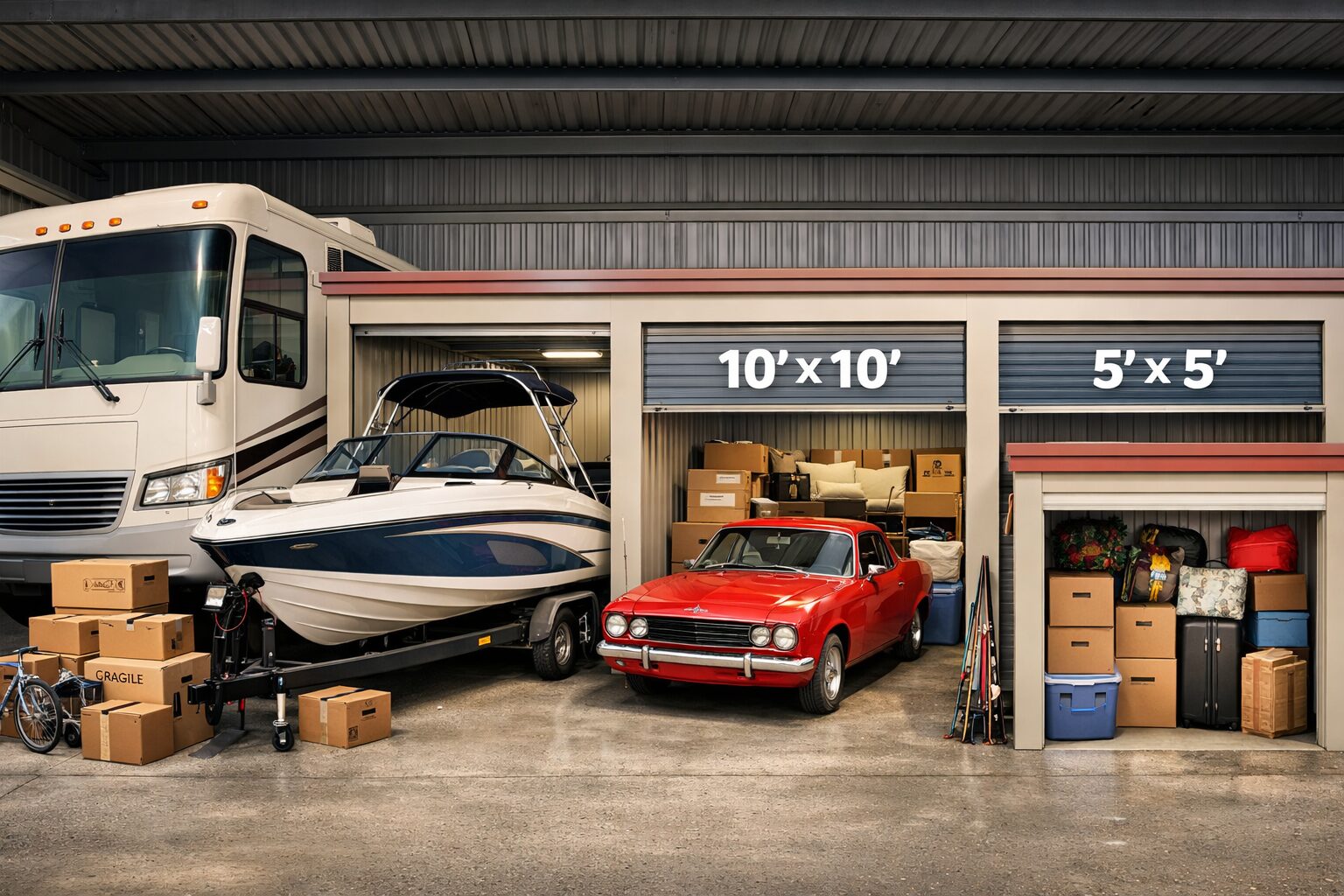 What Size Storage Unit Do You Really Need? (RV, Boat & More)