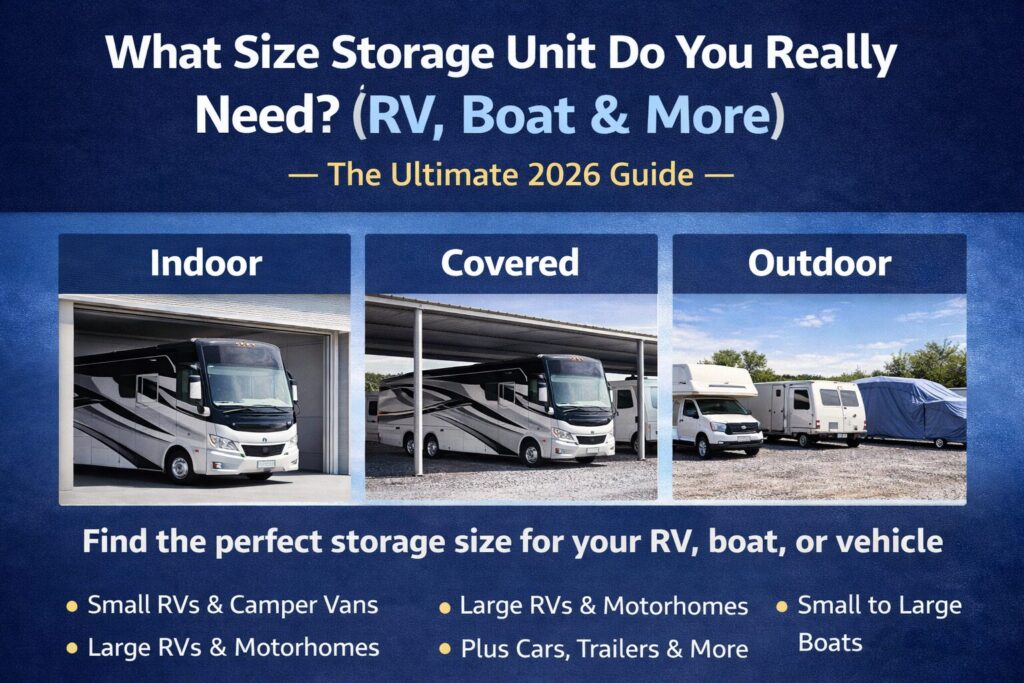 What Size Storage Unit Do You Really Need? (RV, Boat & More)