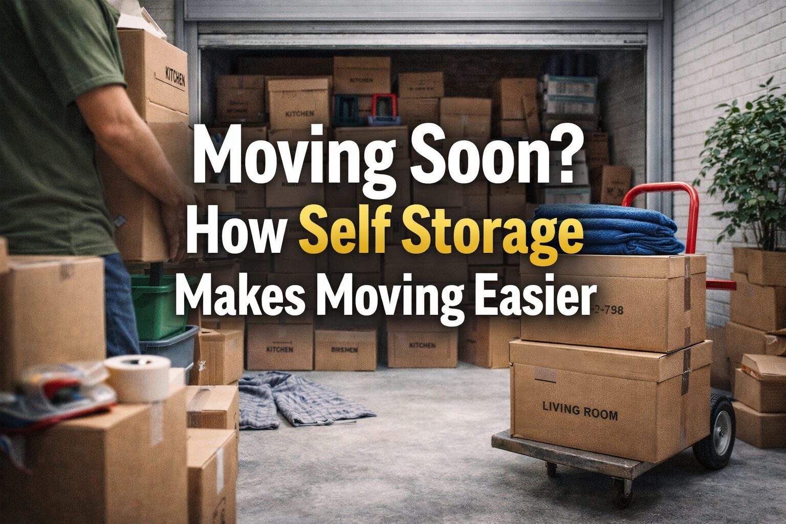Moving Soon? How Self Storage Makes Moving Easier