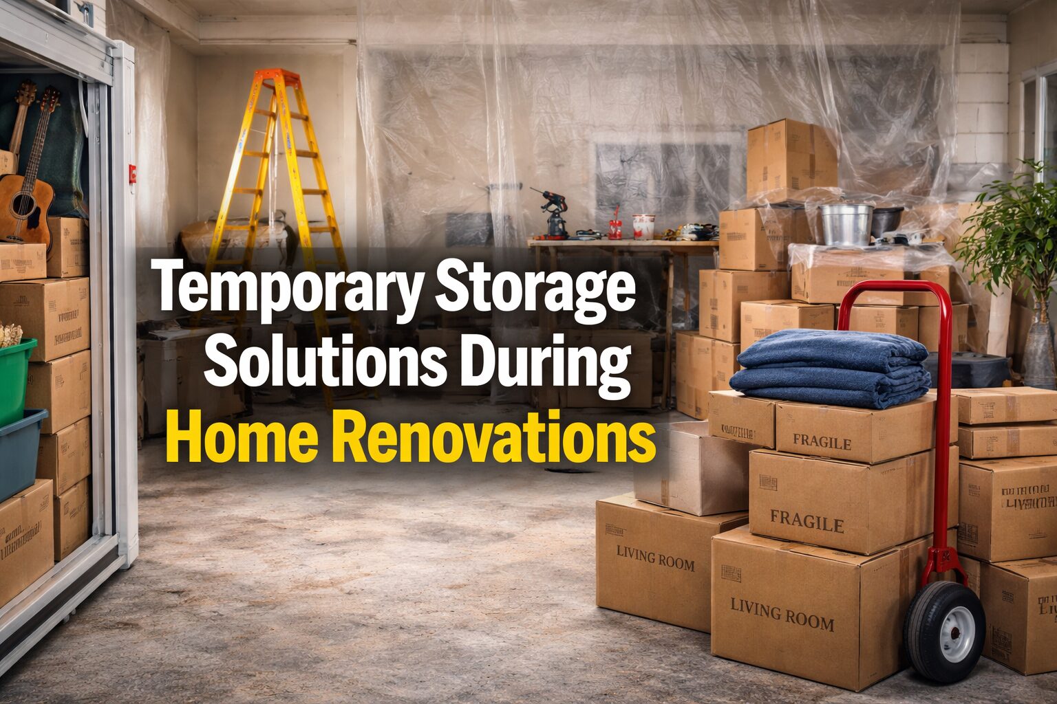 Temporary Storage Solutions During Home Renovations
