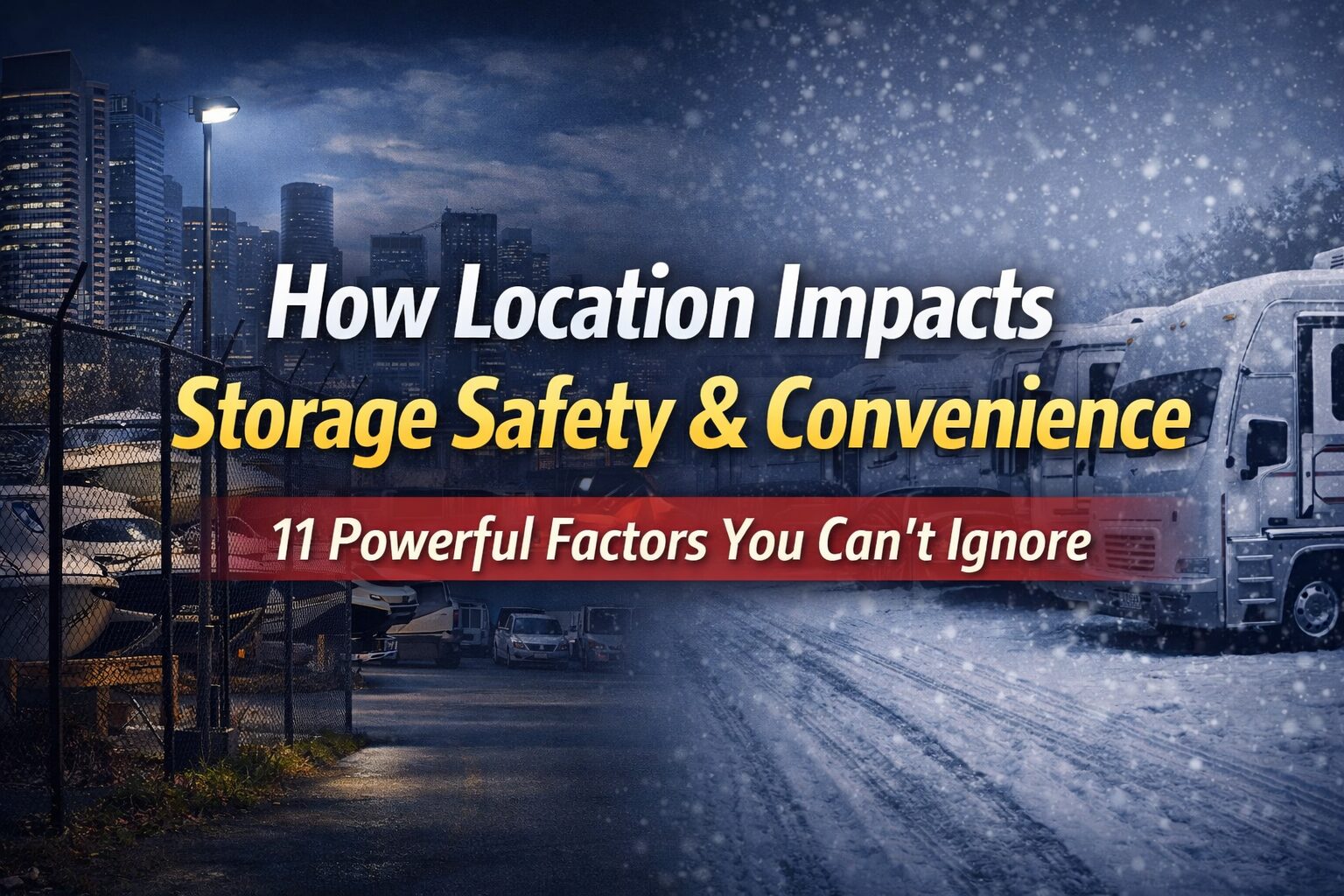 How Location Impacts Storage Safety & Convenience: 11 Powerful Factors You Can’t Ignore