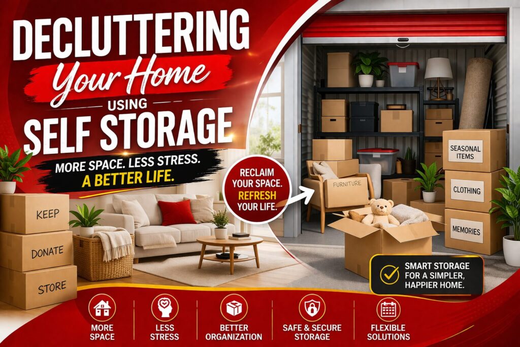 Decluttering Your Home Using Self Storage