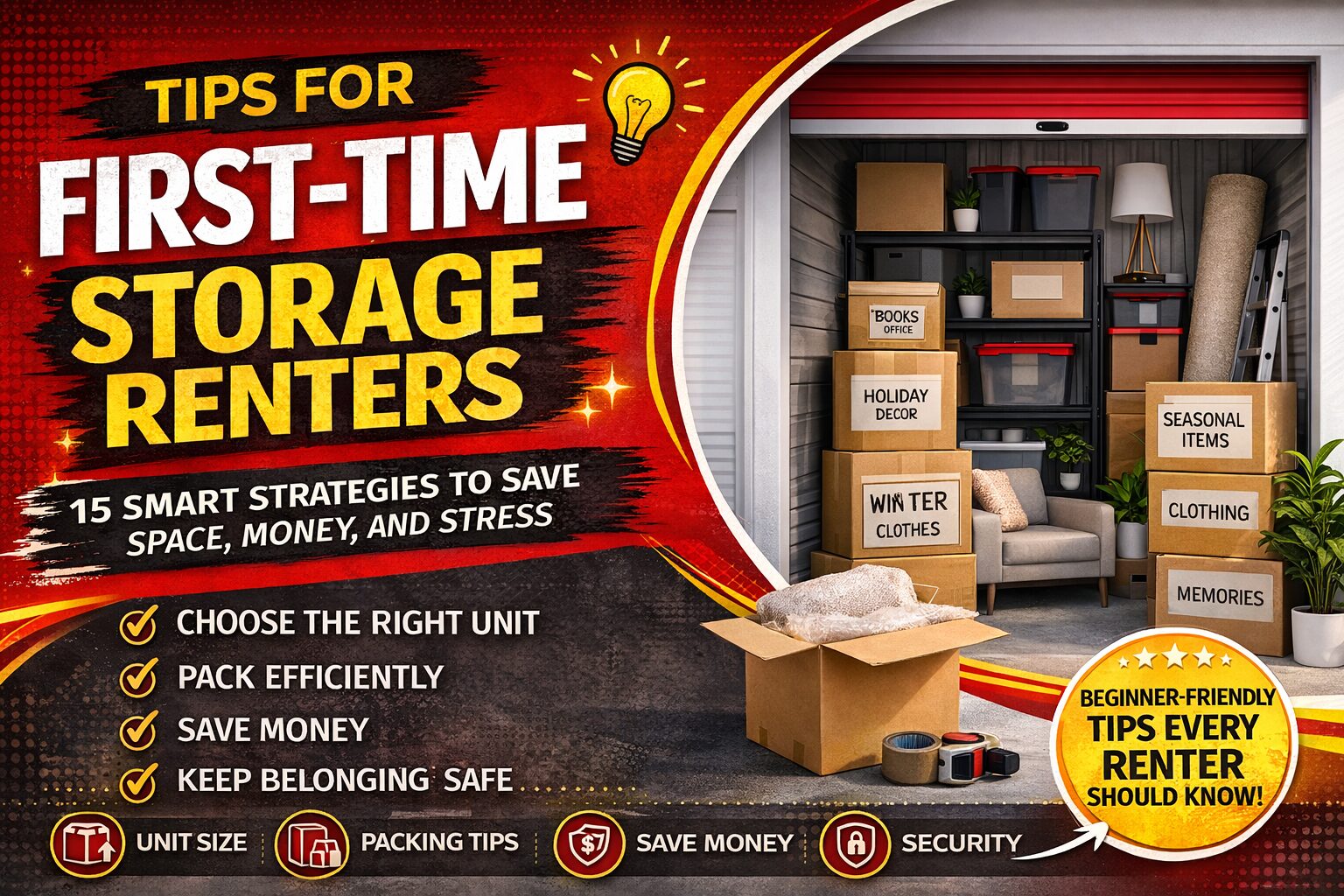 Tips for First-Time Storage Renters