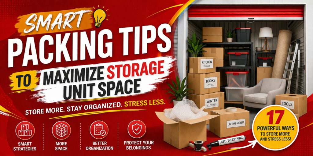 Smart Packing Tips to Maximize Storage Unit Space