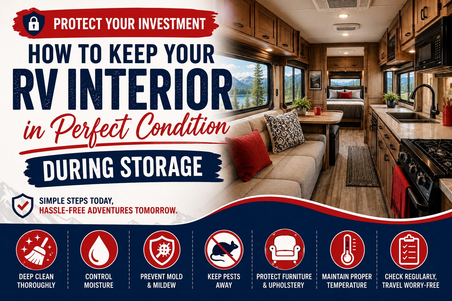 How to Keep Your RV Interior in Perfect Condition During Storage