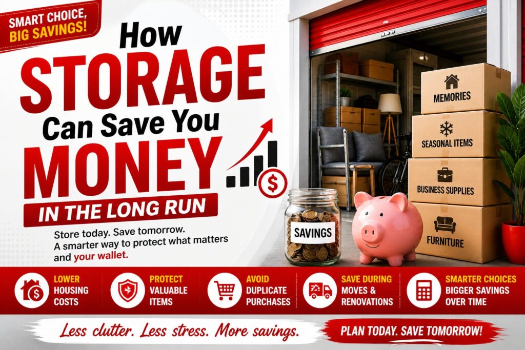 How Storage Can Save You Money in the Long Run