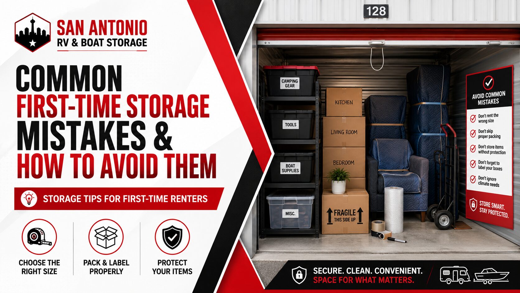 Common First-Time Storage Mistakes & How to Avoid Them