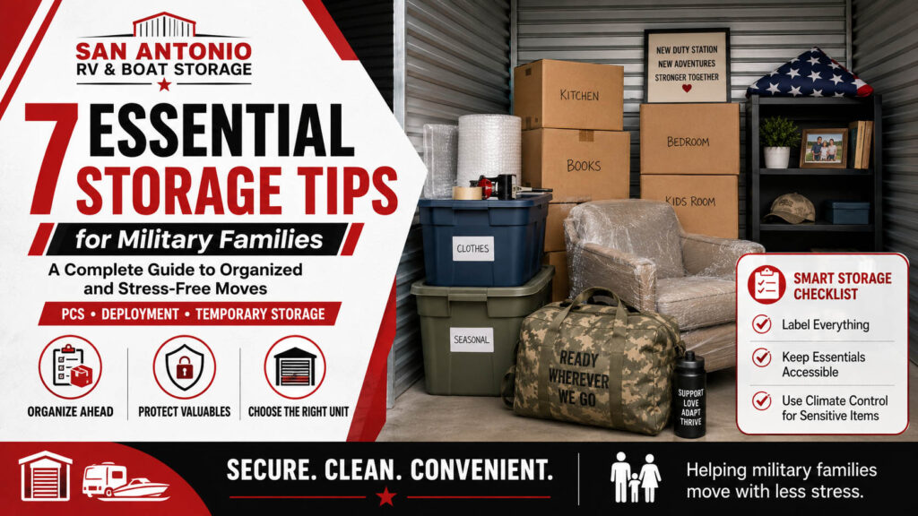 7 Essential Storage Tips for Military Families: A Complete Guide to Organized and Stress-Free Moves