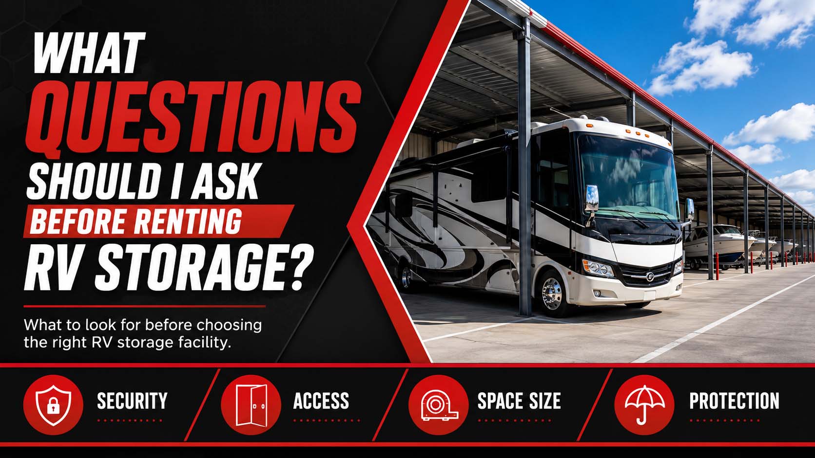 What Questions Should I Ask Before Renting RV Storage?