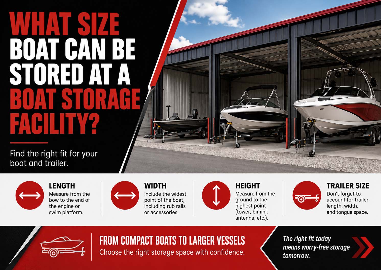 What Size Boat Can Be Stored at a Boat Storage Facility?
