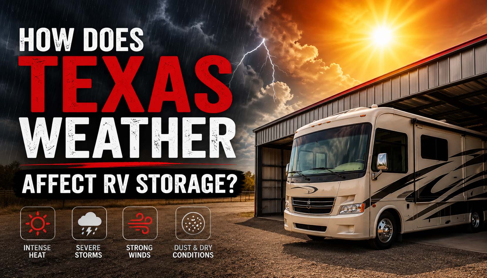 How Does Texas Weather Affect RV Storage?