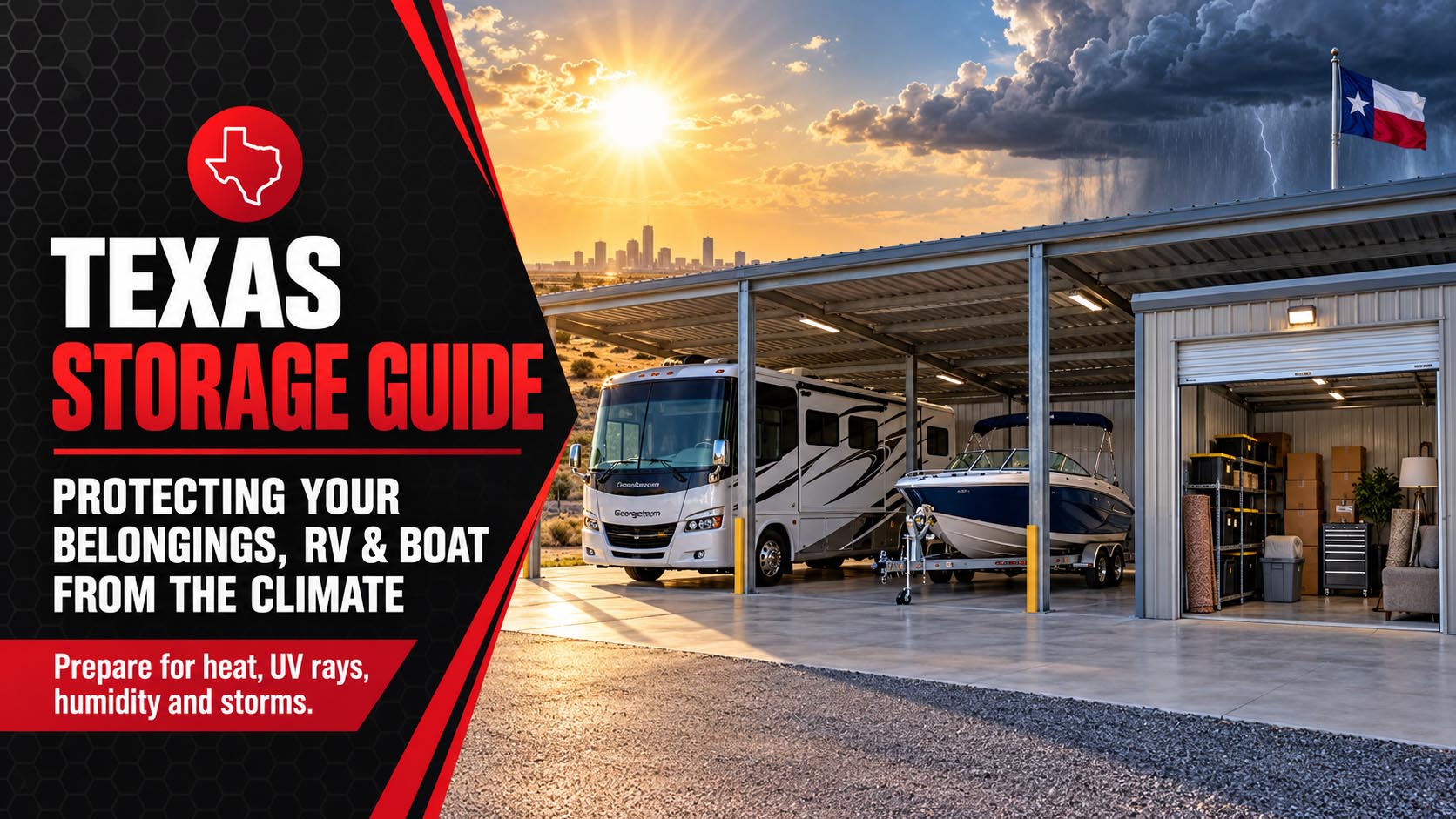 Texas Storage Guide: Protecting Your Belongings, RV and Boat From the Climate