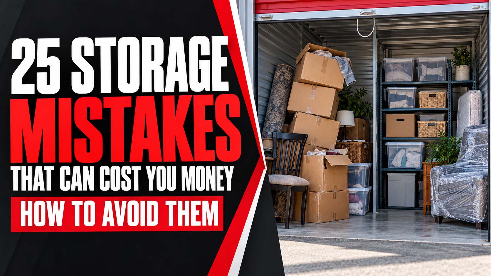 25 Storage Mistakes That Can Cost You Money—and How to Avoid Them