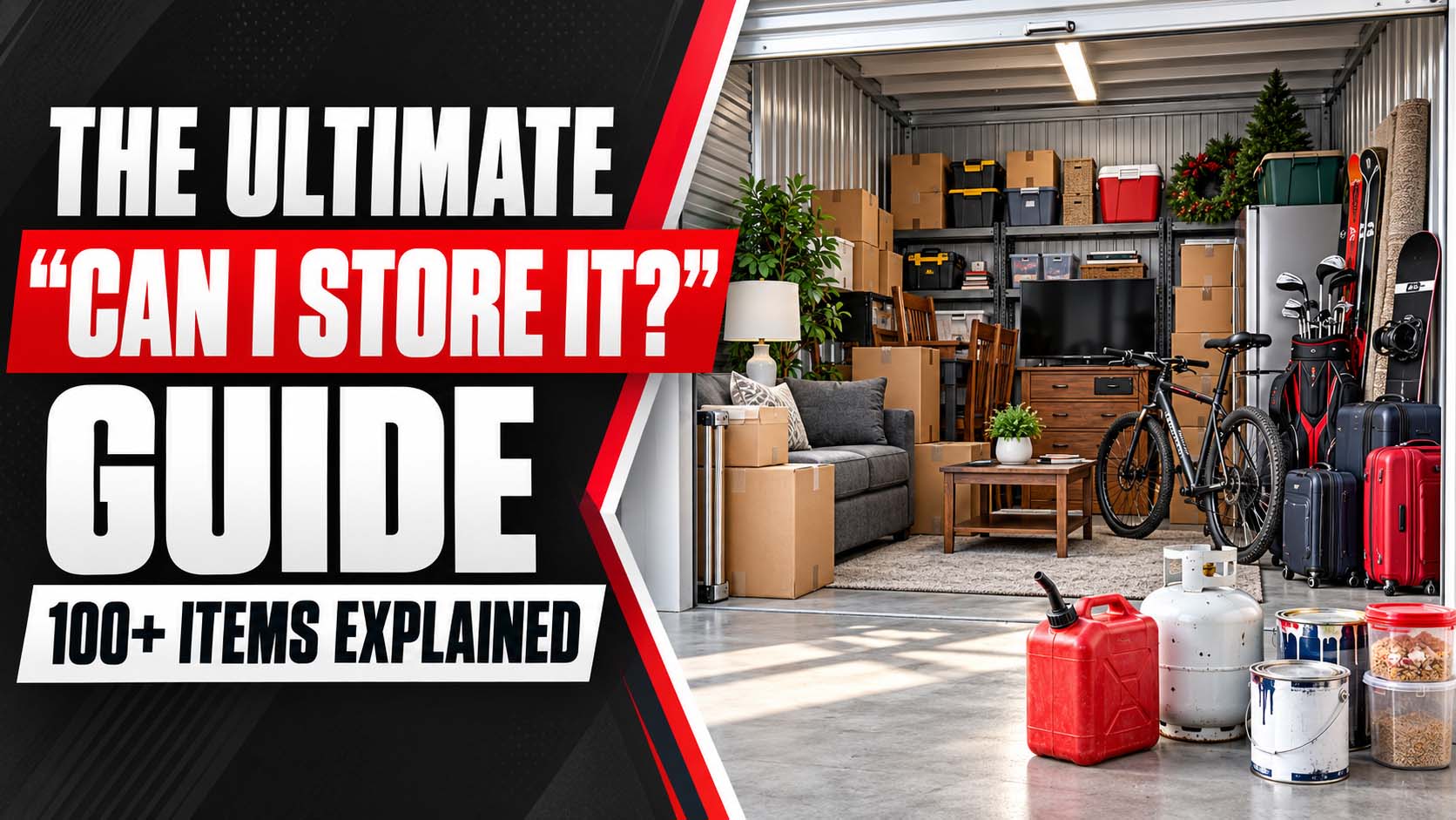 The Ultimate “Can I Store It?” Guide: 100+ Items Explained